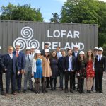 I-LOFAR build team at the opening ceremony, after wearing the hard hats for so long some of us found it difficult to take them off”