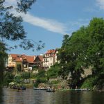 Our Vltava canoeing trip views