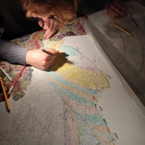 An ordinance survey map